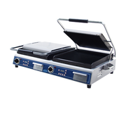 Globe GSGDUE14D 14" Dual Smooth Cast Iron Sandwich Grill