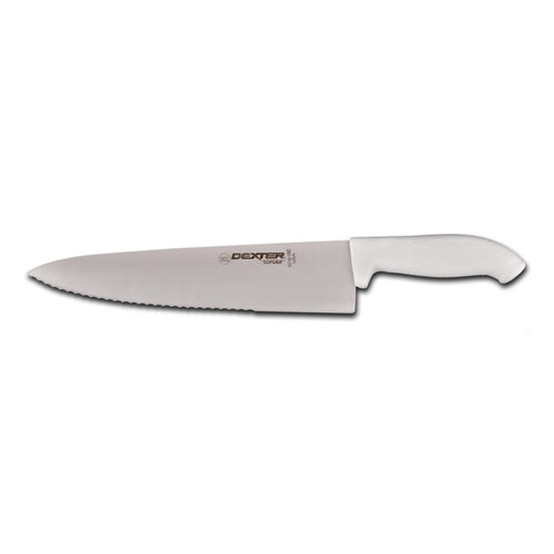 Dexter Russell SG145-10SC-PCP SofGrip 10" Scalloped Chef's Knife