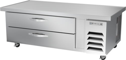 Beverage Air WTFCS60HC-64 64" 2 Drawer Worktop Chef Base Freezer | 11.55 Cu. Ft.