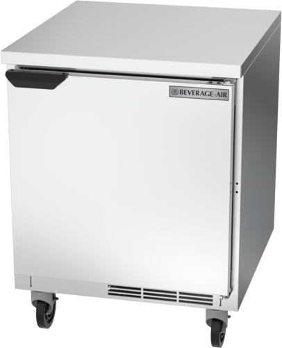 Beverage Air WTR27AHC-FLT 27" Worktop Refrigerator with Flat Top | 6.13 Cu. Ft.