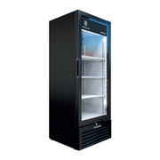 Beverage Air MT12-1B 25" 1 Swing Glass Door Black Merchandiser Refrigerator | 11.5 Cu. Ft.