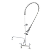 T&S Brass B-0123-ADF12-B EasyInstall 8" Center Deck Mount Pre-Rinse Faucet w/ 12" Nozzle