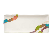 G.E.T. 142-28-CO Contemporary 11" Rectangular Melamine Plate | Case of 12