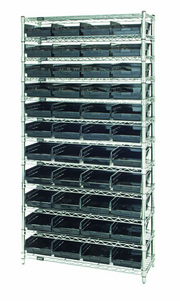 Quantum WR12-108CO Shelving Unit, Wire