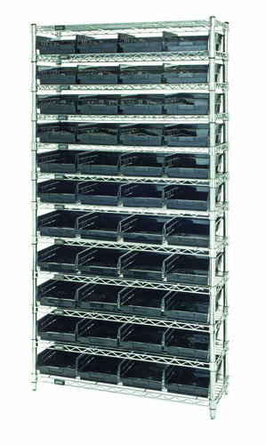 Quantum WR12-108CO Shelving Unit, Wire
