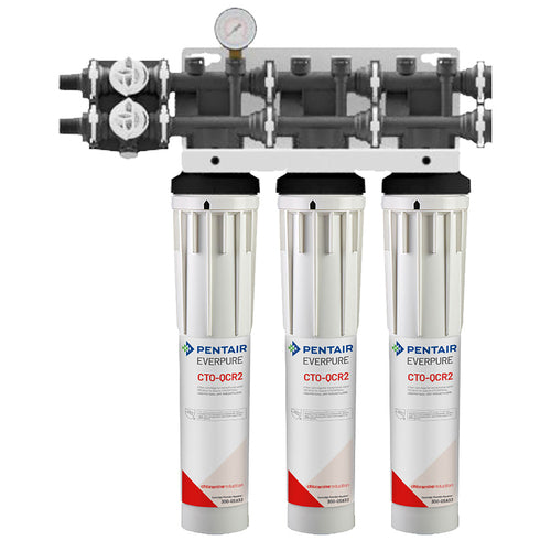 Everpure QTCR-3 Water Filtration System for Fountain / Beverage Machine