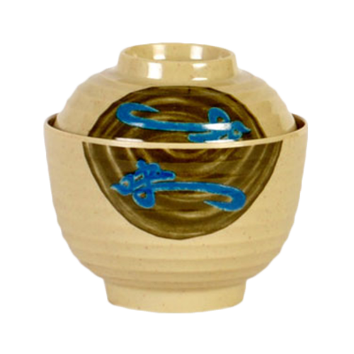 Thunder Group 3502J 4" Miso Bowl W/ Lid, Wei 9 oz. | Case of 12