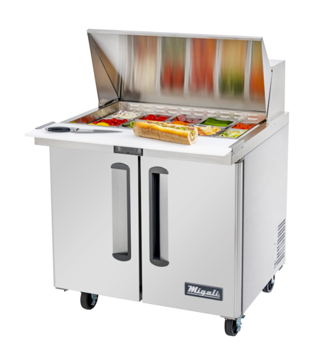 Migali Industries C-SP36-15BT-HC Mega Top Sandwich / Salad Prep Table