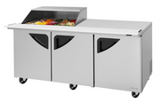 Turbo Air TST-72SD-15M-N-SL(-LW) Mega Top Sandwich / Salad Prep Table