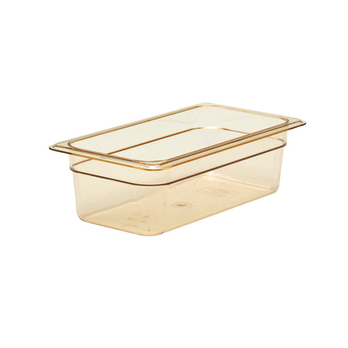 Cambro 34HP150 1/3 Size High Heat Plastic Food Pan | 4" Deep