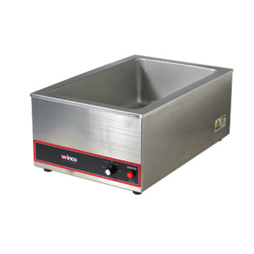 Winco FW-S500 Electric Full-Size Food Warmer | 1200 Watt