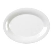 Thunder Group CR213W White 13 1/2" X 10 1/2" Platter | Case of 12