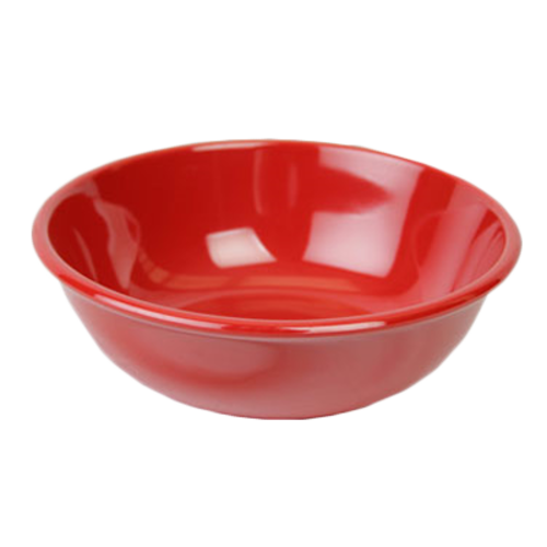 Thunder Group CR5807PR 7 1/2" Salad Bowl, Pure Red 32 oz. | Case of 12