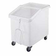 Cambro IBS37148 37 Gallon Mobile Ingredient Bin w/ Clear Sliding Cover and S-hook