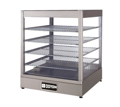 Doyon DRP4S 4-Shelf Countertop Heated Display Case | 120V