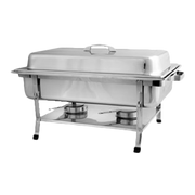 Thunder Group SLRCF002 Economy Full Size Chafer w/ Lift Off Lid | 8 Qt.