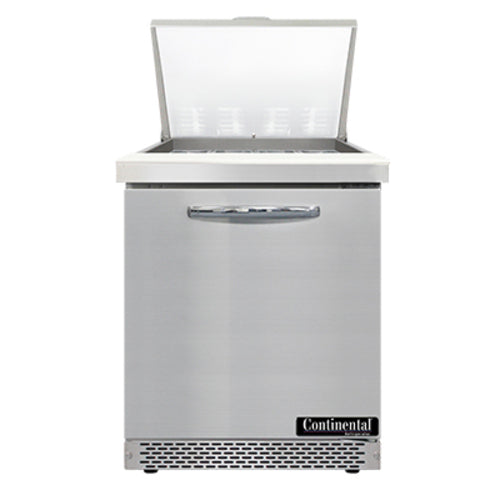 Continental Refrigerator SW27N12M-FB Refrigerated Counter, Mega Top Sandwich / Salad Unit
