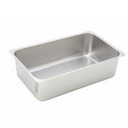 Winco C-WPP Full Size Stainless Steel Spillage Pan | 6" Deep