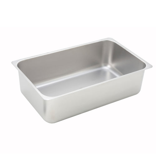 Winco C-WPP Full Size Stainless Steel Spillage Pan | 6" Deep