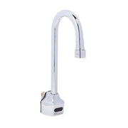 T&S Brass EC-3101-TMV ChekPoint Single Hole Wall Mount Touchless Faucet w/ Gooseneck Spout
