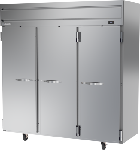 Beverage Air HFS3HC-1S 78" 3 Solid Door Top Mount Reach-In Freezer | 69.1 Cu. Ft.