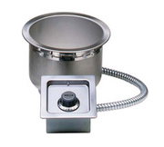 Wells SS-8TDUCI 7 qt Drop-In Round Hot Food Well w/Drain | 620/825 Watts