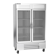 Beverage Air FB49HC-1G 52" 2 Glass Door Bottom Mount Reach-In Freezer | 46.2 Cu. Ft.
