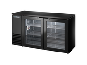 True Mfg. TBB24-60-2G-Z1-BST-B-1 Back Bar Cooler