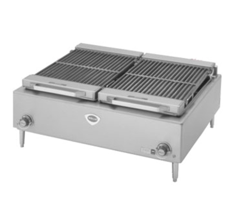 Wells B-50 36" Radiant Electric Charbroiler | 208/240 Volt
