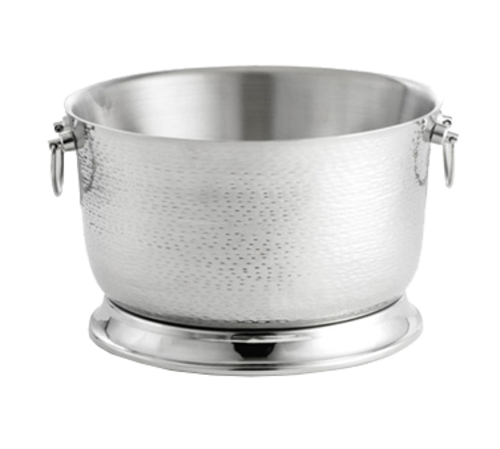 Tablecraft BTB2111 Remington 8.8 Gallon Round Beverage Tub w/ Base