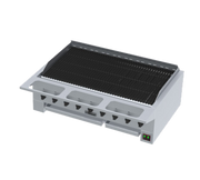Garland HEEGM48CL Countertop 48" Radiant Gas Charbroiler | 130,000 BTU