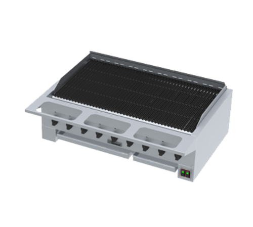 Garland HEEGM48CL Countertop 48" Radiant Gas Charbroiler | 130,000 BTU