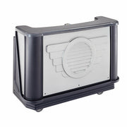 Cambro BAR650DSCP Cambar 67.5" Economy System Decorative Portable Bar w/ 80 lb. Ice Sink