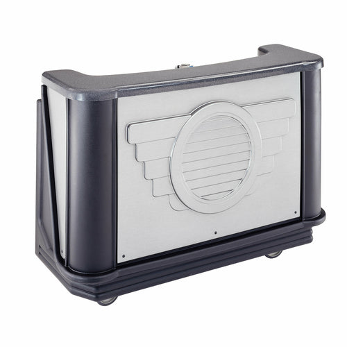 Cambro BAR650DSCP Cambar 67.5" Economy System Decorative Portable Bar w/ 80 lb. Ice Sink