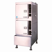 Cleveland Steamcraft Gemini 24CGA10.2ES 24" 2 Compartment Pressureless Gas Convection Steamer | 100,000 BTU