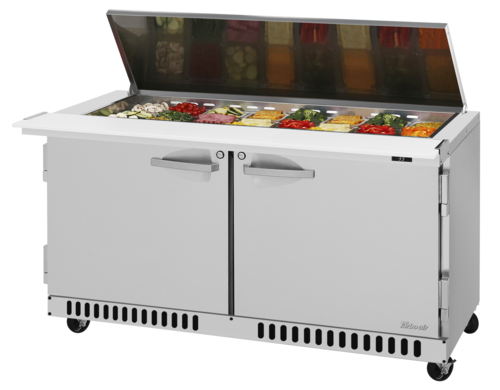 Turbo Air PST-60-24-FB-N-FL Mega Top Sandwich / Salad Prep Table