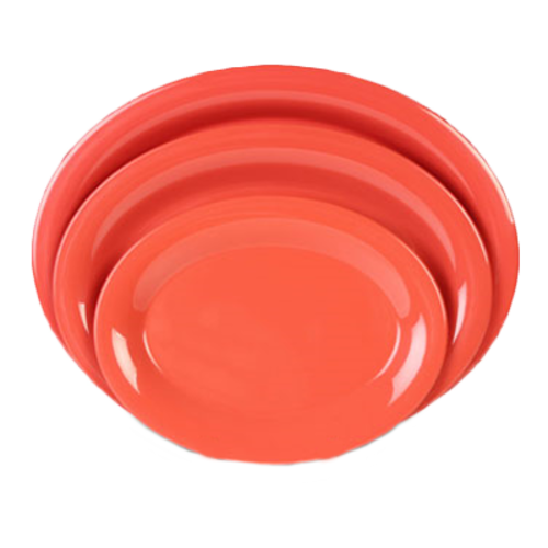 Thunder Group CR212RD Orange 12" X 9" Platter | Case of 12