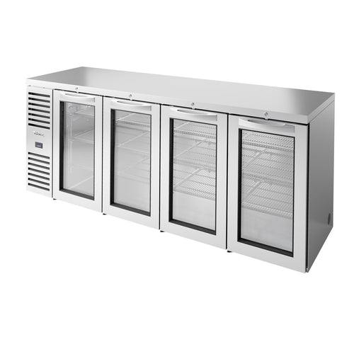 True Mfg. TBR92-RISZ1-L-B-GGGG-1 Back Bar Cooler