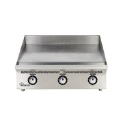 Star Ultra-Max 836MA 36" Manual Countertop Gas Griddle w/ 1" Steel Plate | 90,000 BTU