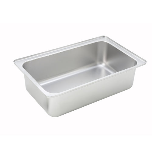 Winco C-WPF6 Full Size Aluminum Spillage Pan | 6" Deep