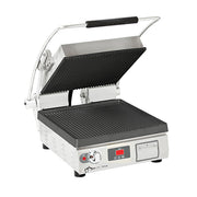 Star Pro-Max 2.0 PGT14IT 14.5" Cast Iron Panini Sandwich Grill | Grooved Plates