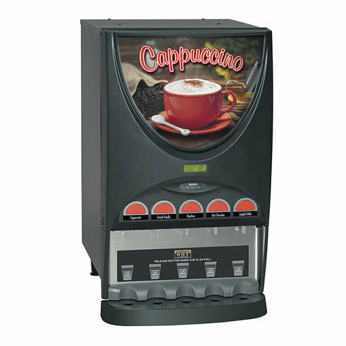 Bunn 37000.0000 iMIX-5 (5) 8 lb. Hoppers Hot Beverage Dispenser | 4.5 gallon/hr