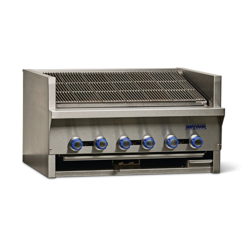 Imperial IAB-36 36" Countertop Gas Steakhouse Charbroiler | 120,000 BTU