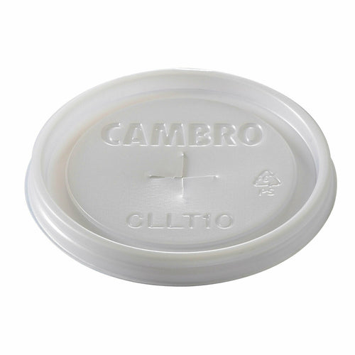Cambro CLLT10190 Disposable CamLid w/ Straw Hole | 1000 Pack