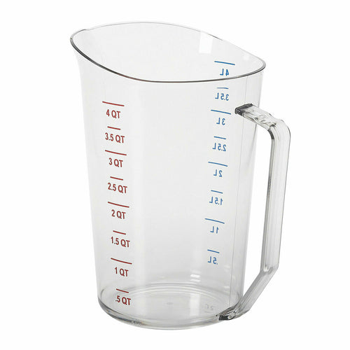 Cambro 400MCCW135 Camwear 4 qt. Plastic Measuring Cup