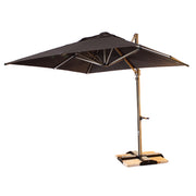 Grosfillex 98700231 Charcoal 10 ft Windmaster Cantilever Umbrella