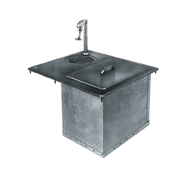 Delfield 204 24" x 21" Drop-In Ice & Water Station w/ Glass Filler | 45 lbs. Capacity