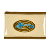 Thunder Group 1503J Wei 6 3/4" X 4 1/2" Bamboo Plate | Case of 12