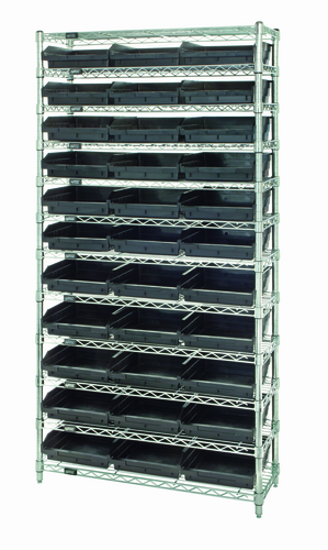 Quantum WR12-110CO Shelving Unit, Wire