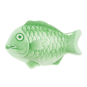 Thunder Group 1400CFG Light Green  14" Fish Shape Melamine Platter | Case of 12